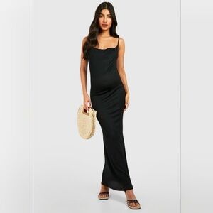 Boohoo Black Maxi Dress